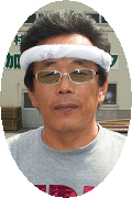 御杖村森林組合間伐材加工センターの井谷工場長